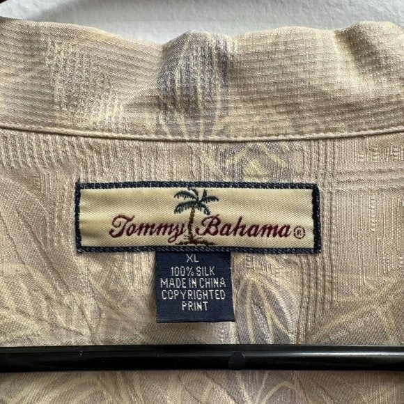 Tommy Bahama Cream Floral Shirt - Picture 2 of 7